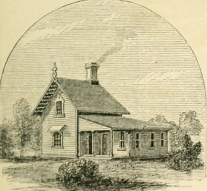 An illustration from Woodward's architecture, landscape gardening, and rural art. no. I.--1867 [-no. II.--1868], 1872, leaf 74