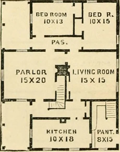 An illustration from Woodward's architecture, landscape gardening, and rural art. no. I.--1867 [-no. II.--1868], 1872, leaf 75