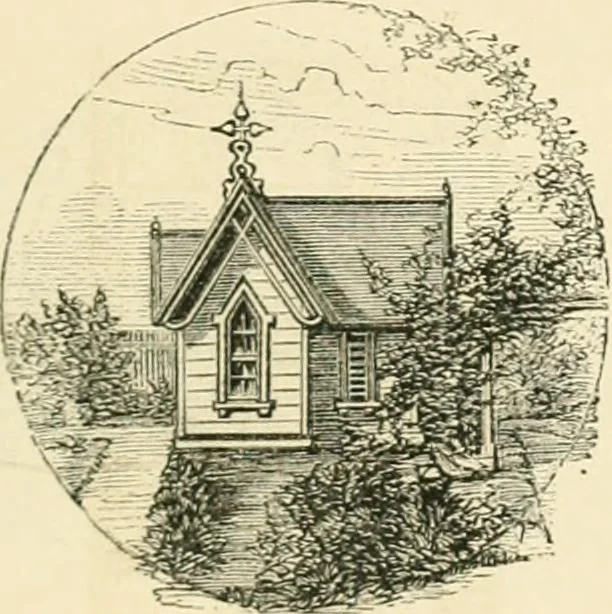 An illustration from Woodward's architecture, landscape gardening, and rural art. no. I.--1867 [-no. II.--1868], 1872, leaf 82