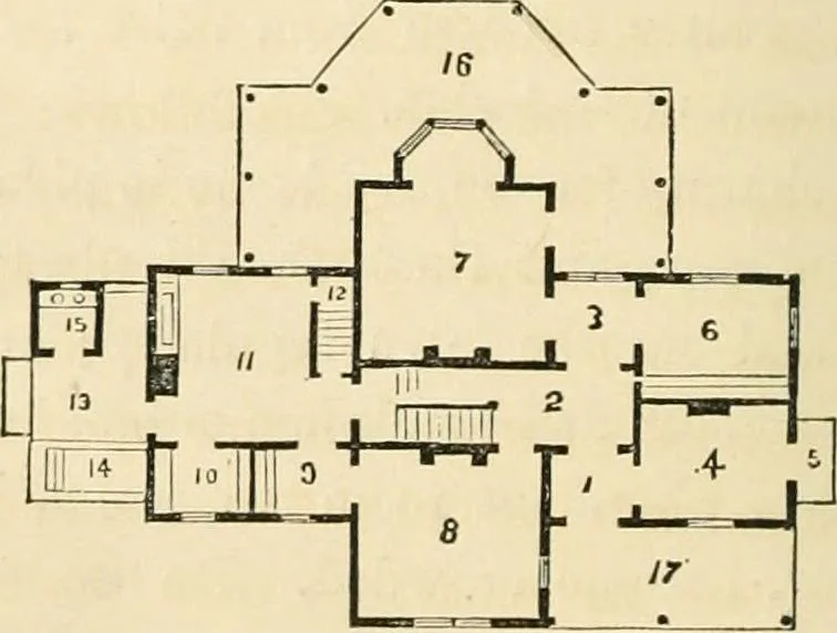 An illustration from Woodward's architecture, landscape gardening, and rural art. no. I.--1867 [-no. II.--1868], 1872, leaf 89