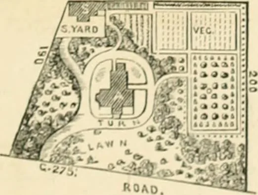 An illustration from Woodward's architecture, landscape gardening, and rural art. no. I.--1867 [-no. II.--1868], 1872, leaf 94