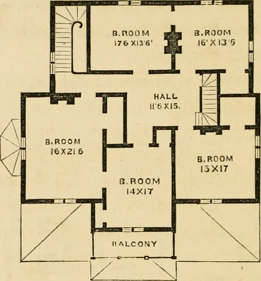 An illustration from Woodward's country homes, 1865, leaf 115