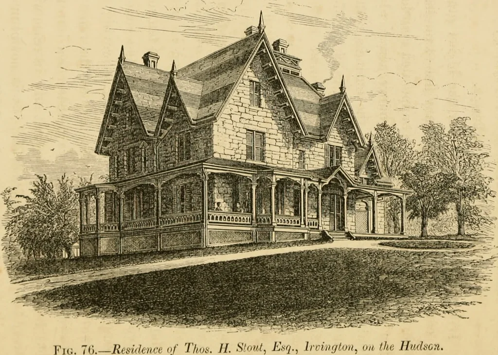 An illustration from Woodward's country homes, 1865, leaf 119