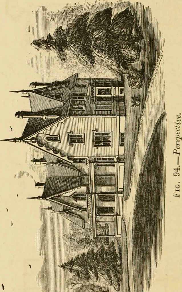 An illustration from Woodward's country homes, 1865, leaf 137