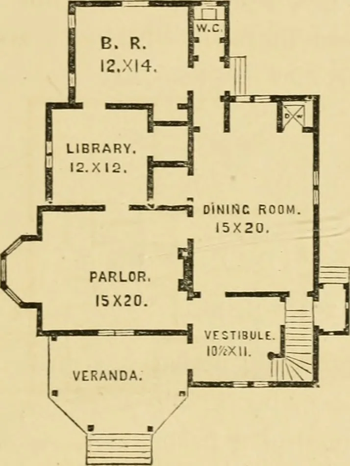 An illustration from Woodward's country homes, 1865, leaf 44