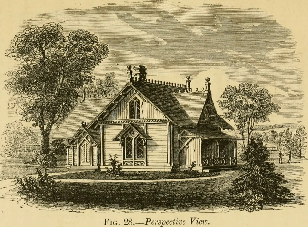 An illustration from Woodward's country homes, 1865, leaf 56
