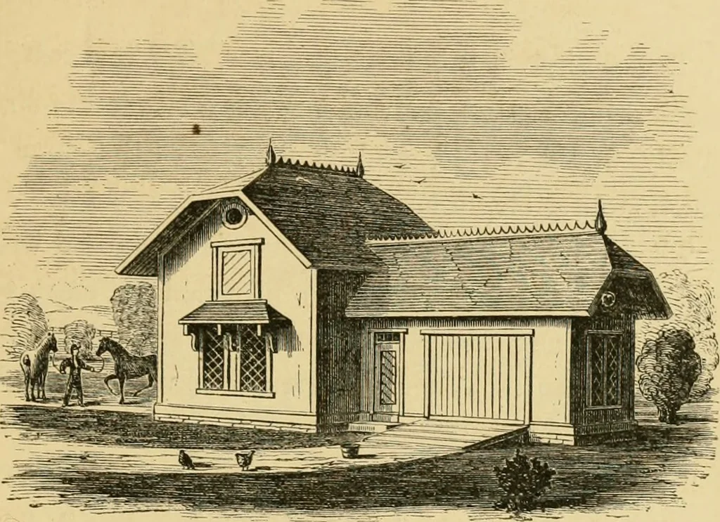 An illustration from Woodward's country homes, 1865, leaf 72
