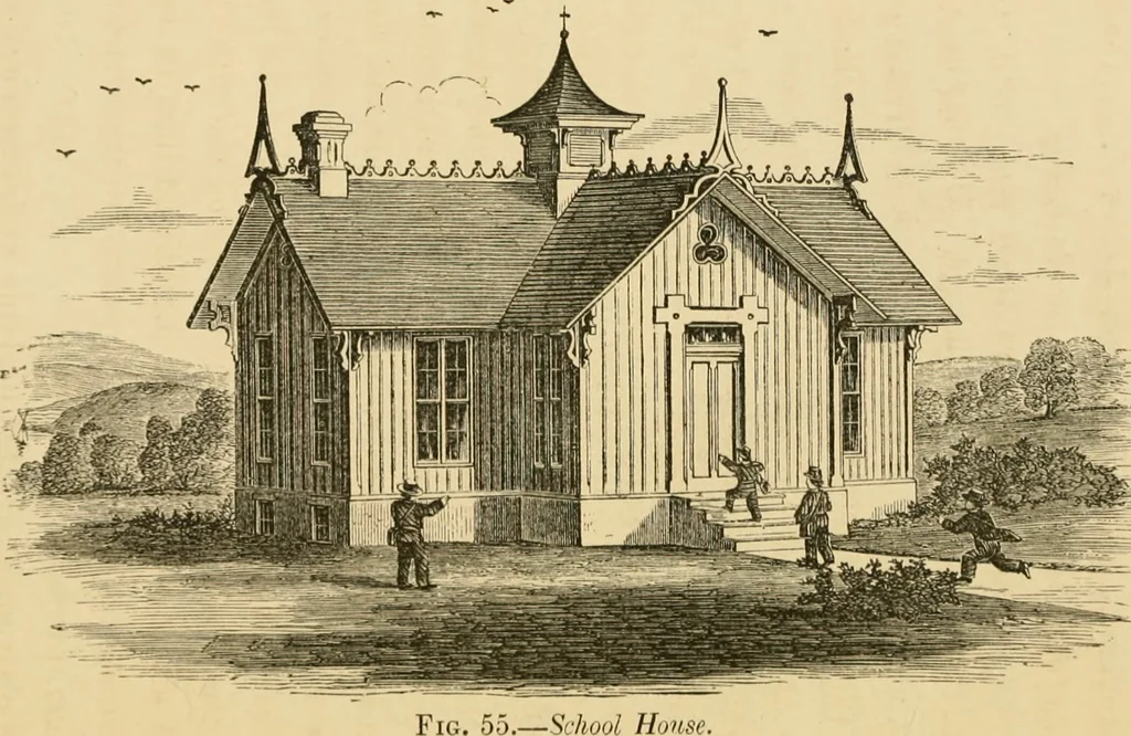 An illustration from Woodward's country homes, 1865, leaf 93