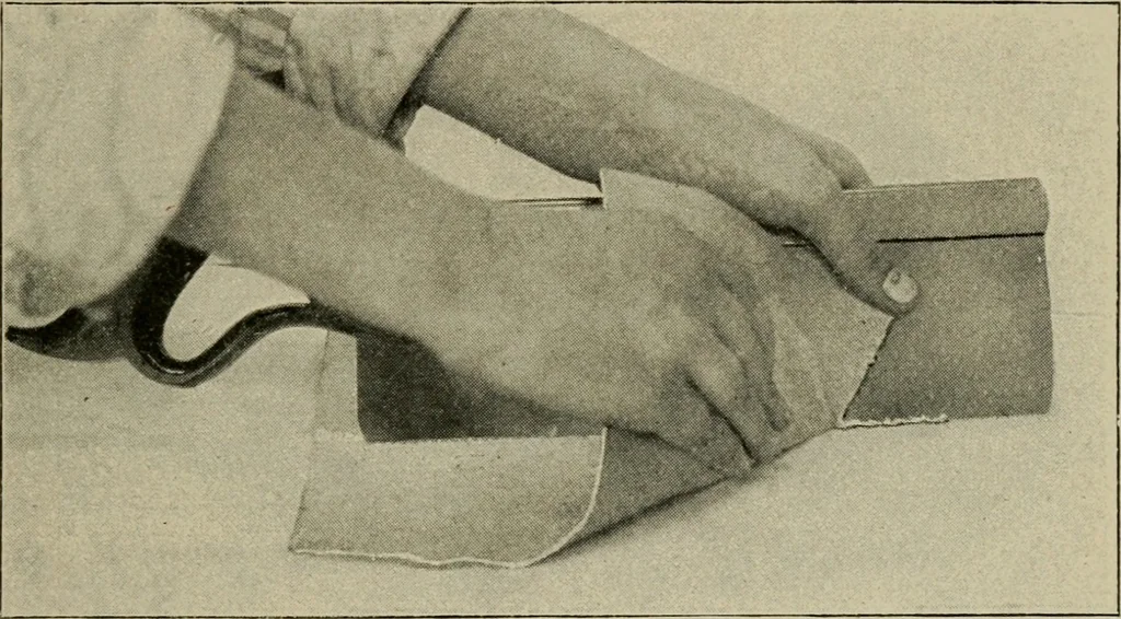 An illustration from Woodwork for the grades for use in manual training classes, 1912, leaf 100