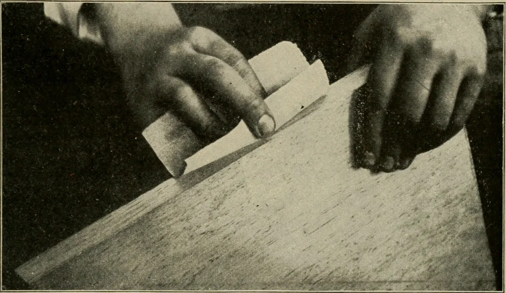 An illustration from Woodwork for the grades for use in manual training classes, 1912, leaf 102