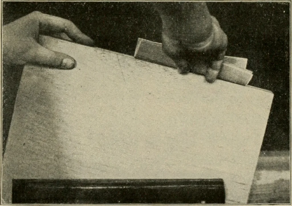 An illustration from Woodwork for the grades for use in manual training classes, 1912, leaf 102