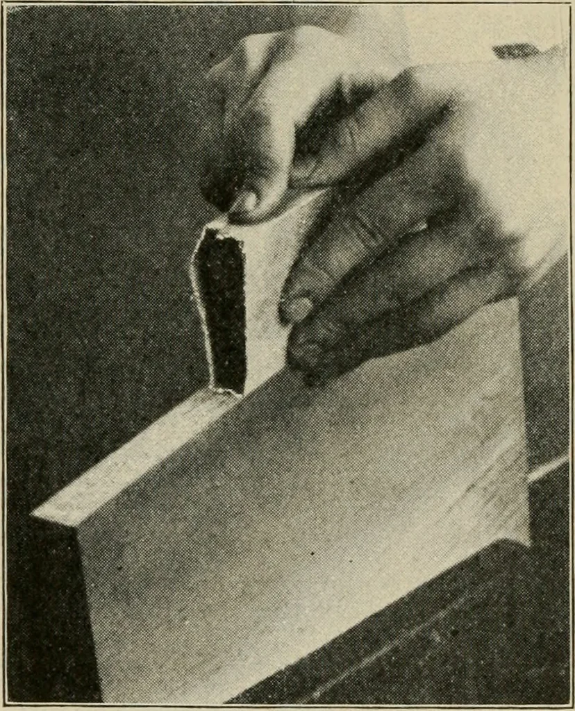 An illustration from Woodwork for the grades for use in manual training classes, 1912, leaf 103