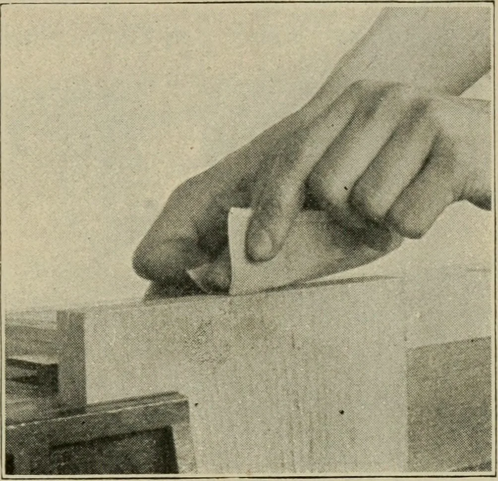 An illustration from Woodwork for the grades for use in manual training classes, 1912, leaf 104