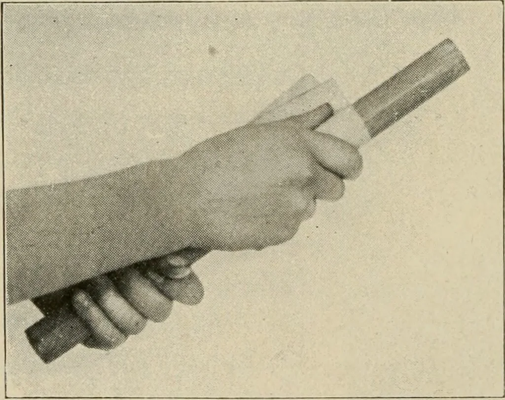 An illustration from Woodwork for the grades for use in manual training classes, 1912, leaf 105