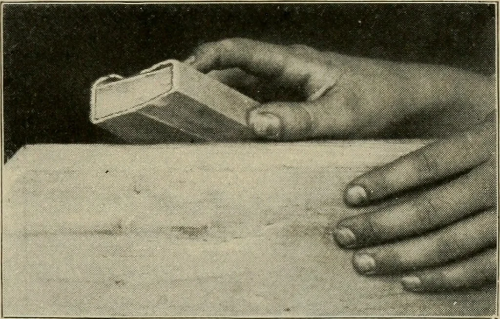 An illustration from Woodwork for the grades for use in manual training classes, 1912, leaf 106