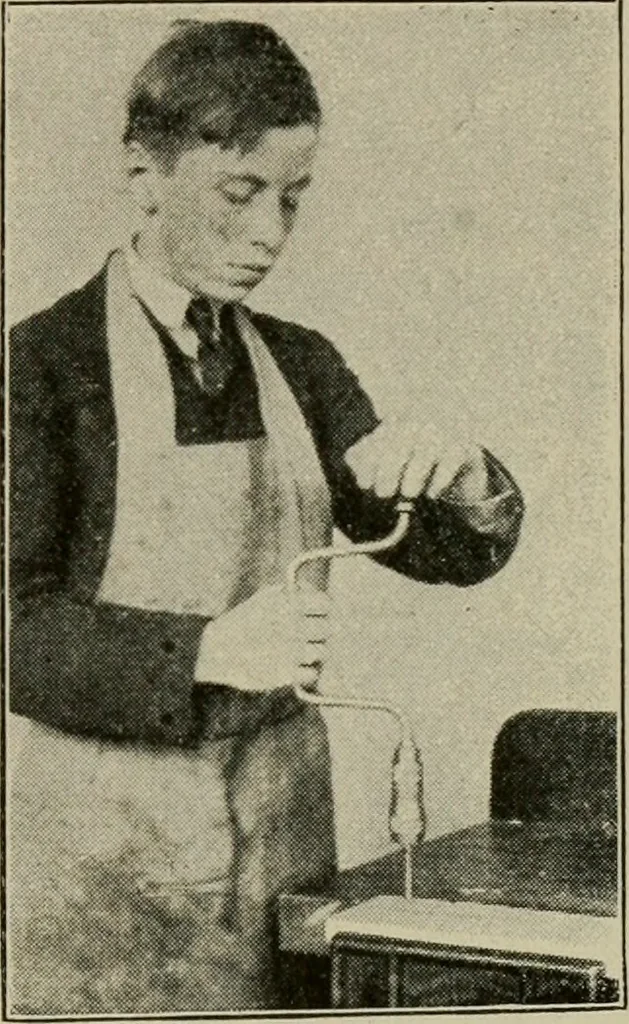 An illustration from Woodwork for the grades for use in manual training classes, 1912, leaf 112