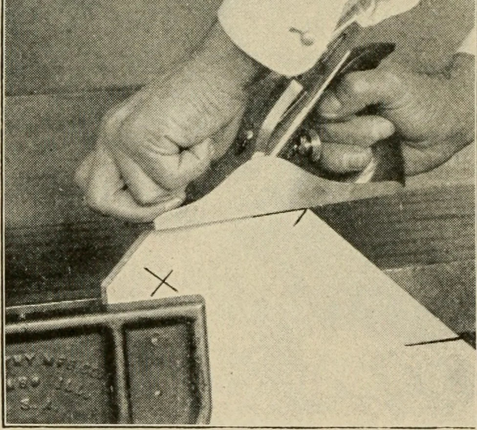 An illustration from Woodwork for the grades for use in manual training classes, 1912, leaf 115