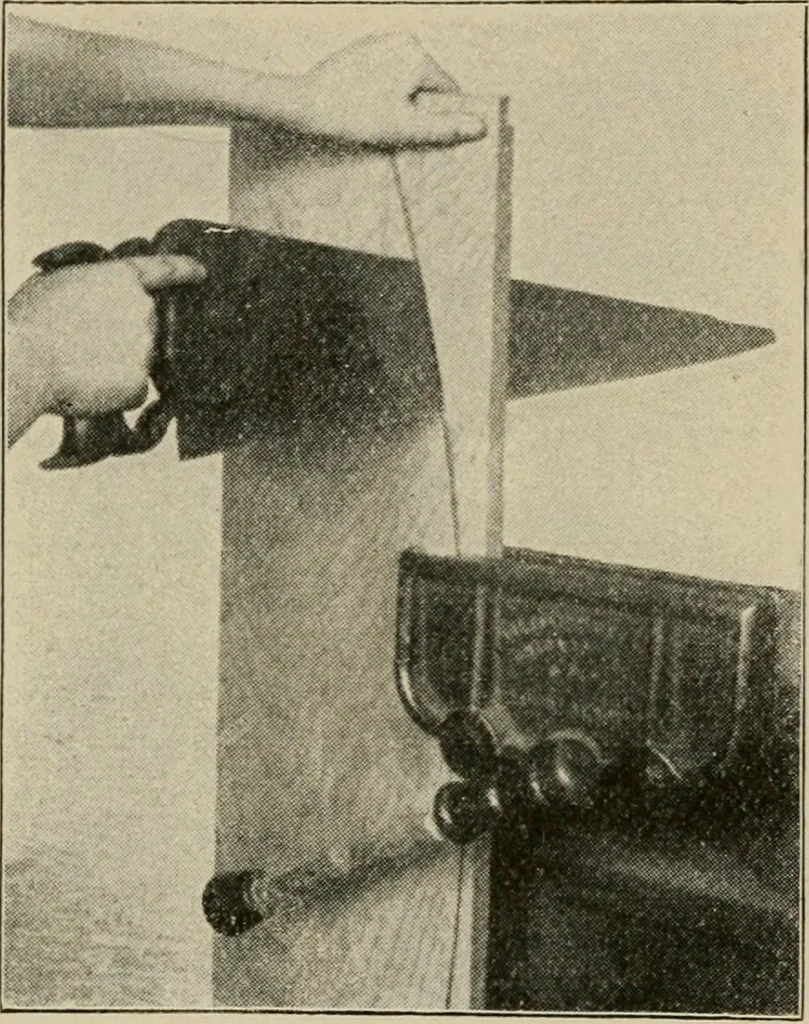 An illustration from Woodwork for the grades for use in manual training classes, 1912, leaf 121