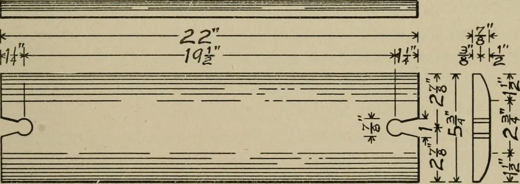 An illustration from Woodwork for the grades for use in manual training classes, 1912, leaf 124