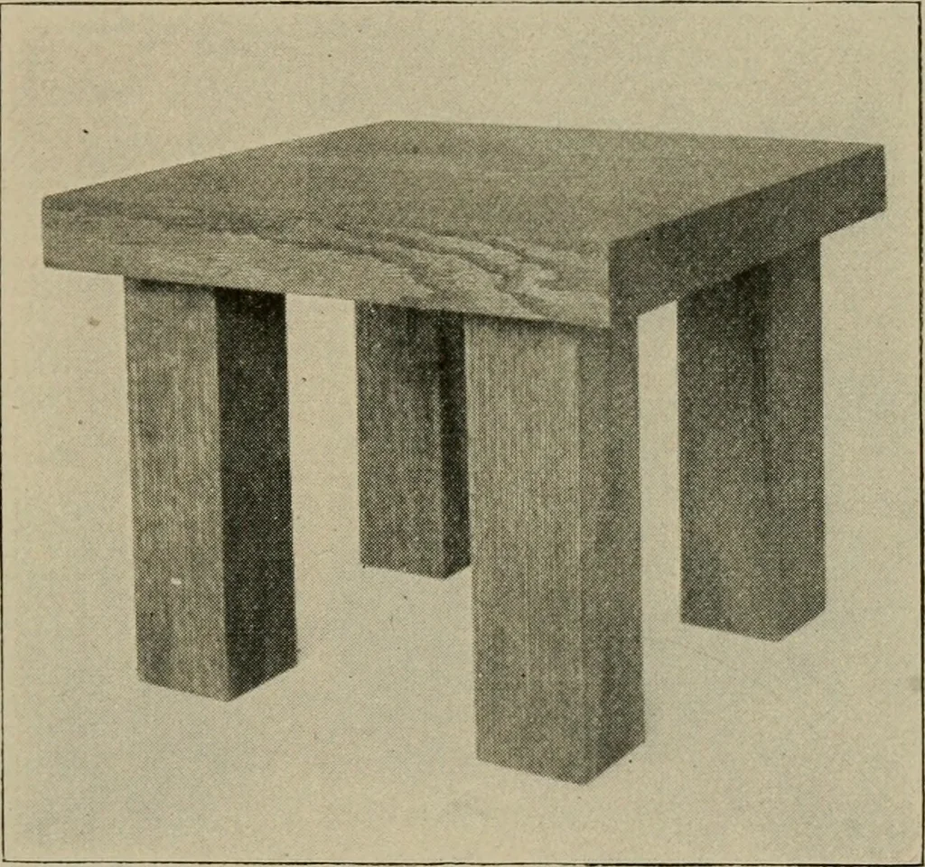 An illustration from Woodwork for the grades for use in manual training classes, 1912, leaf 126