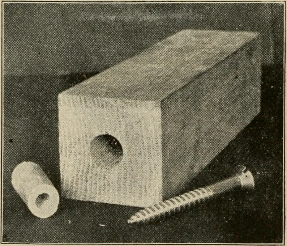 An illustration from Woodwork for the grades for use in manual training classes, 1912, leaf 129