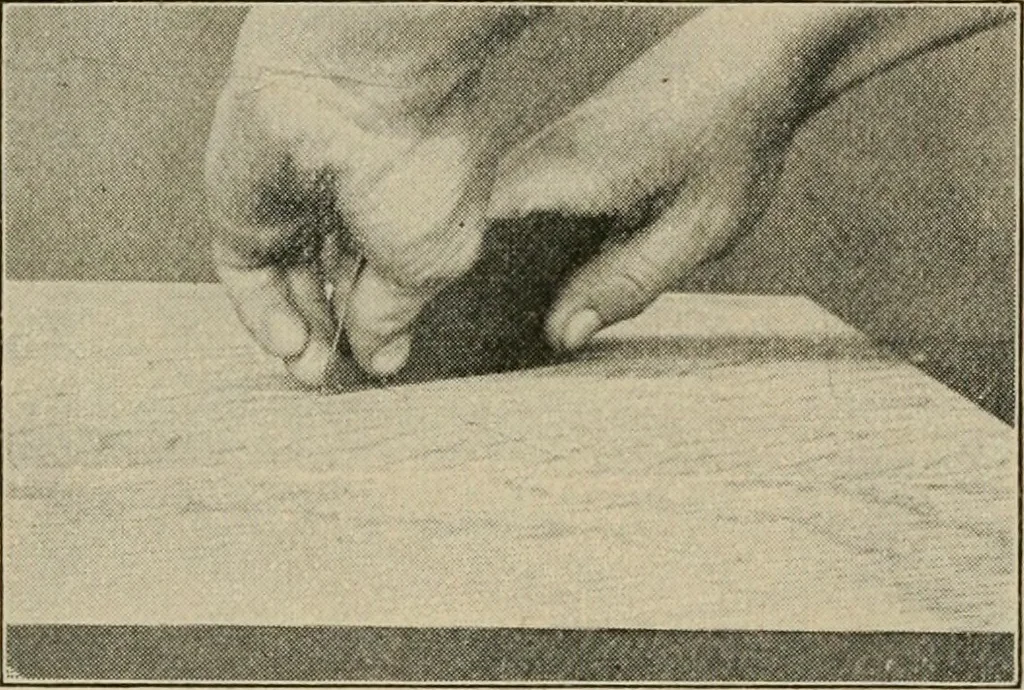 An illustration from Woodwork for the grades for use in manual training classes, 1912, leaf 131