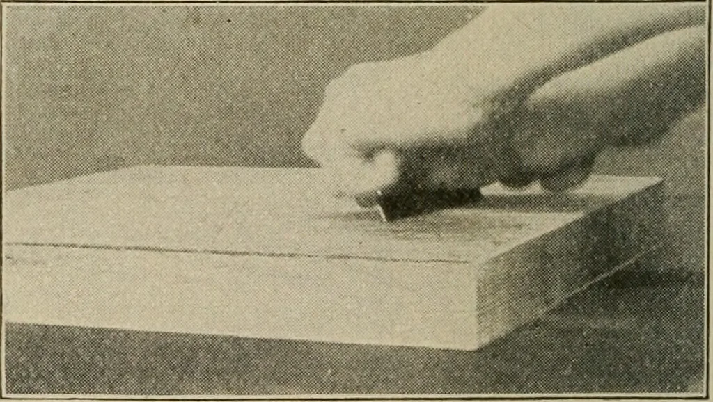 An illustration from Woodwork for the grades for use in manual training classes, 1912, leaf 131