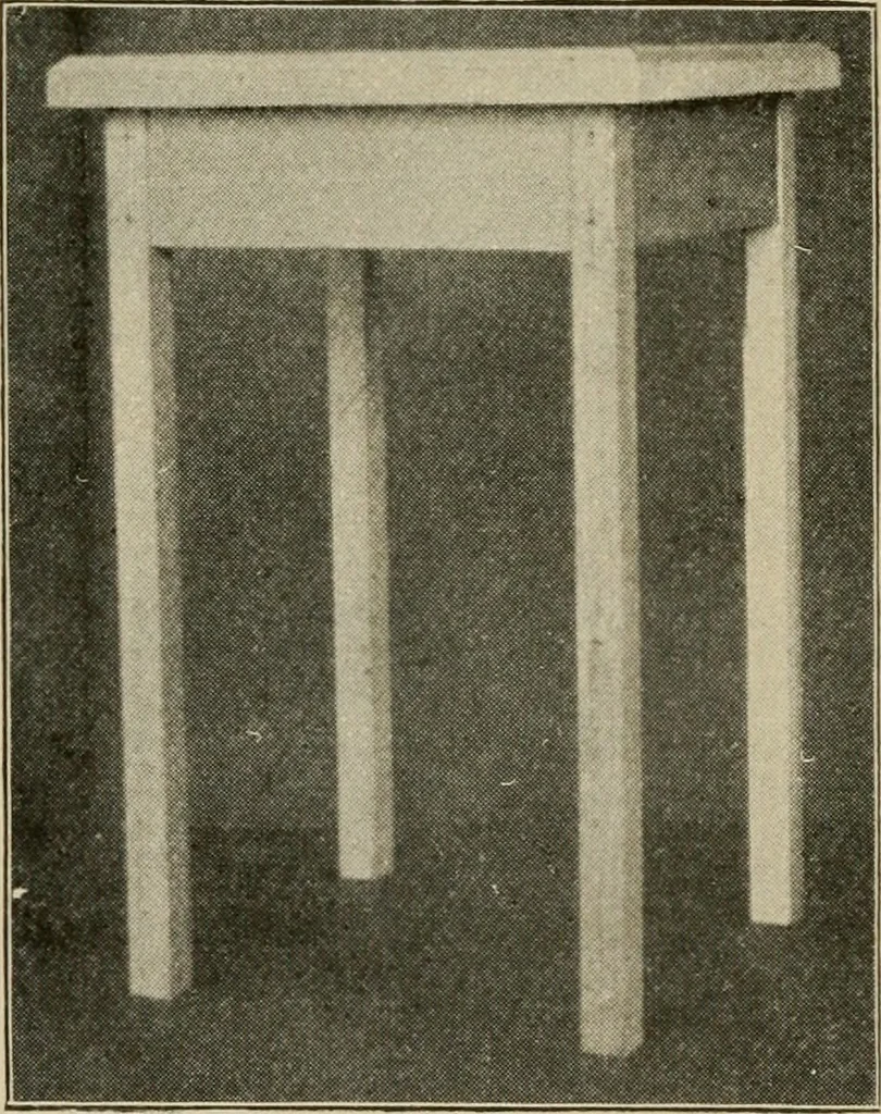 An illustration from Woodwork for the grades for use in manual training classes, 1912, leaf 133