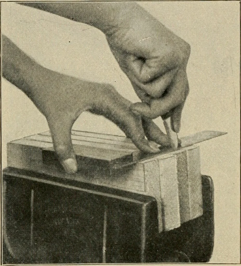 An illustration from Woodwork for the grades for use in manual training classes, 1912, leaf 135