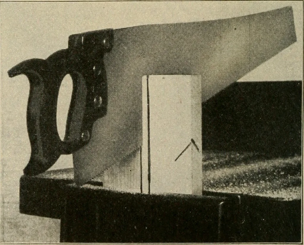 An illustration from Woodwork for the grades for use in manual training classes, 1912, leaf 135