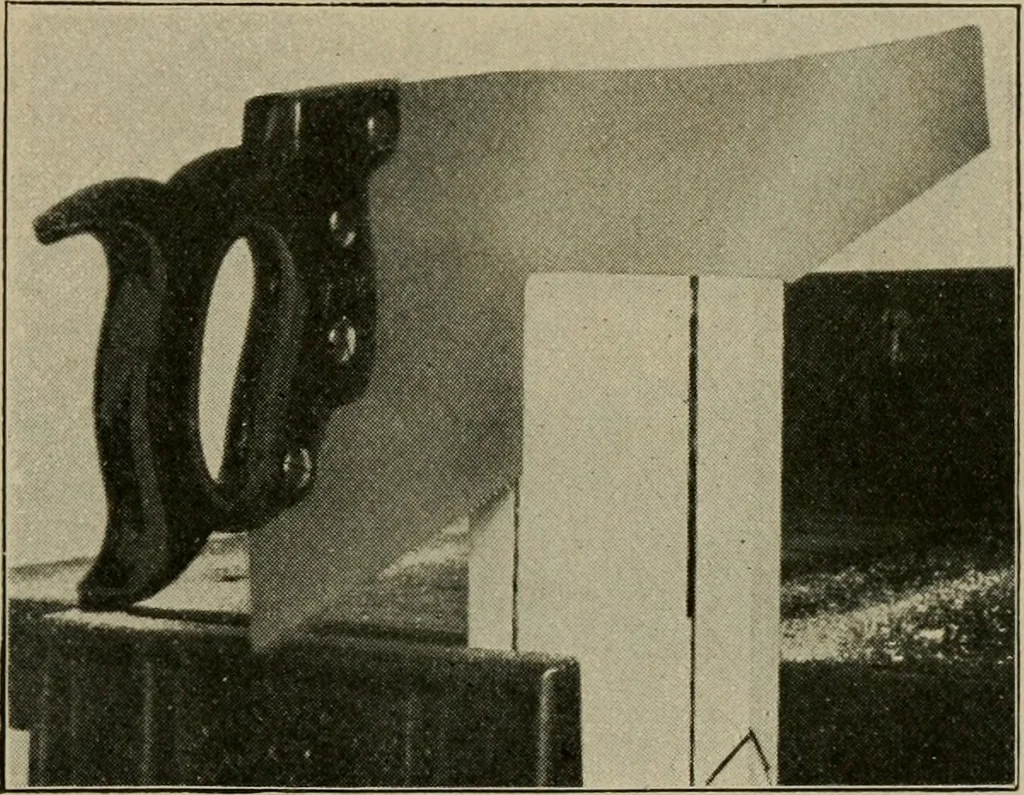 An illustration from Woodwork for the grades for use in manual training classes, 1912, leaf 136