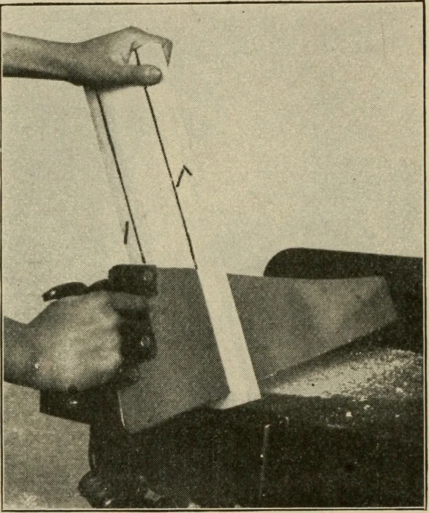An illustration from Woodwork for the grades for use in manual training classes, 1912, leaf 137
