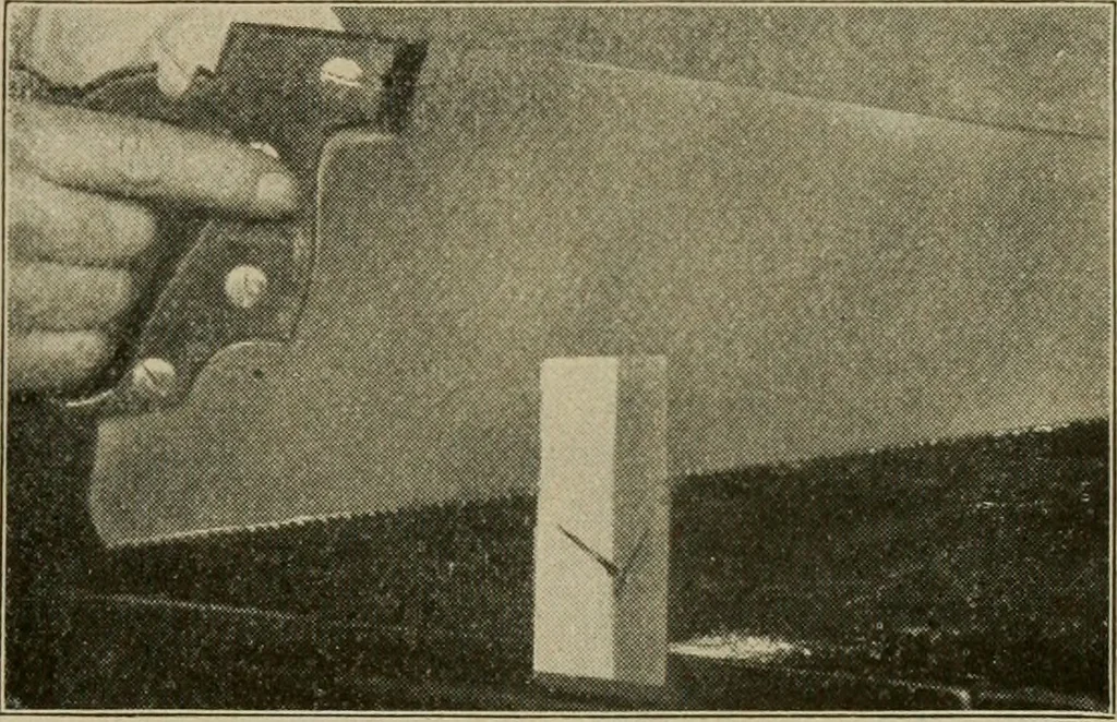 An illustration from Woodwork for the grades for use in manual training classes, 1912, leaf 142