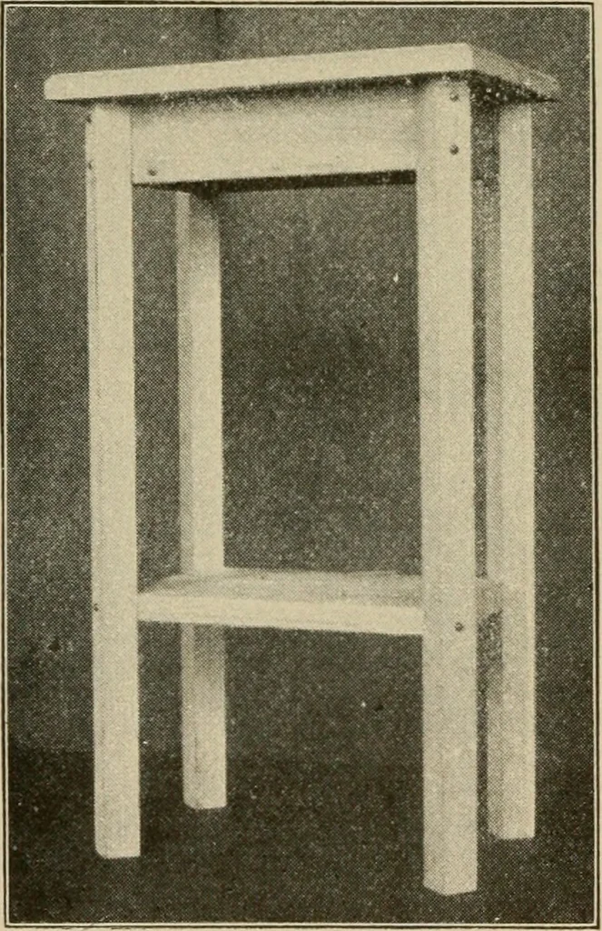 An illustration from Woodwork for the grades for use in manual training classes, 1912, leaf 145