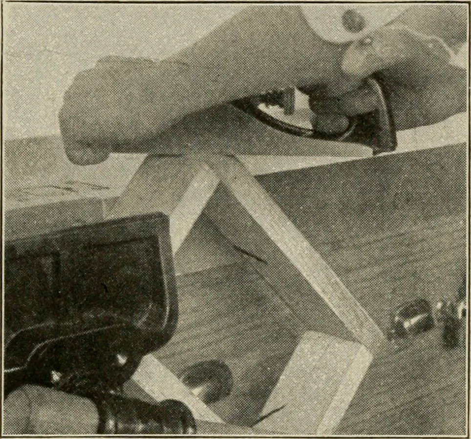 An illustration from Woodwork for the grades for use in manual training classes, 1912, leaf 149
