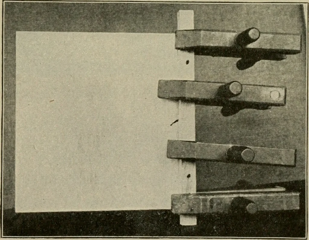 An illustration from Woodwork for the grades for use in manual training classes, 1912, leaf 152