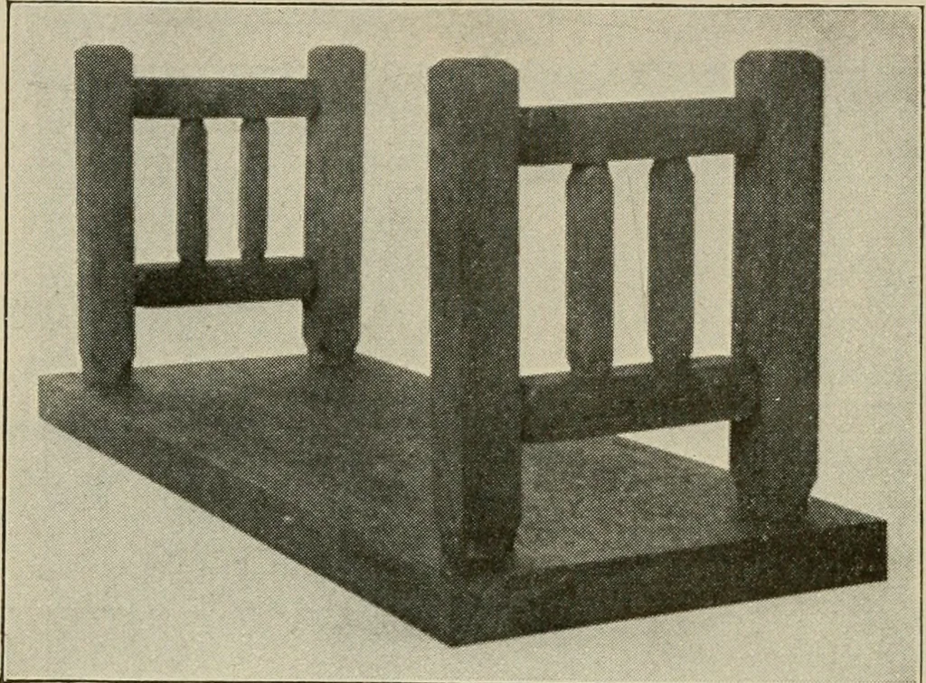 An illustration from Woodwork for the grades for use in manual training classes, 1912, leaf 155