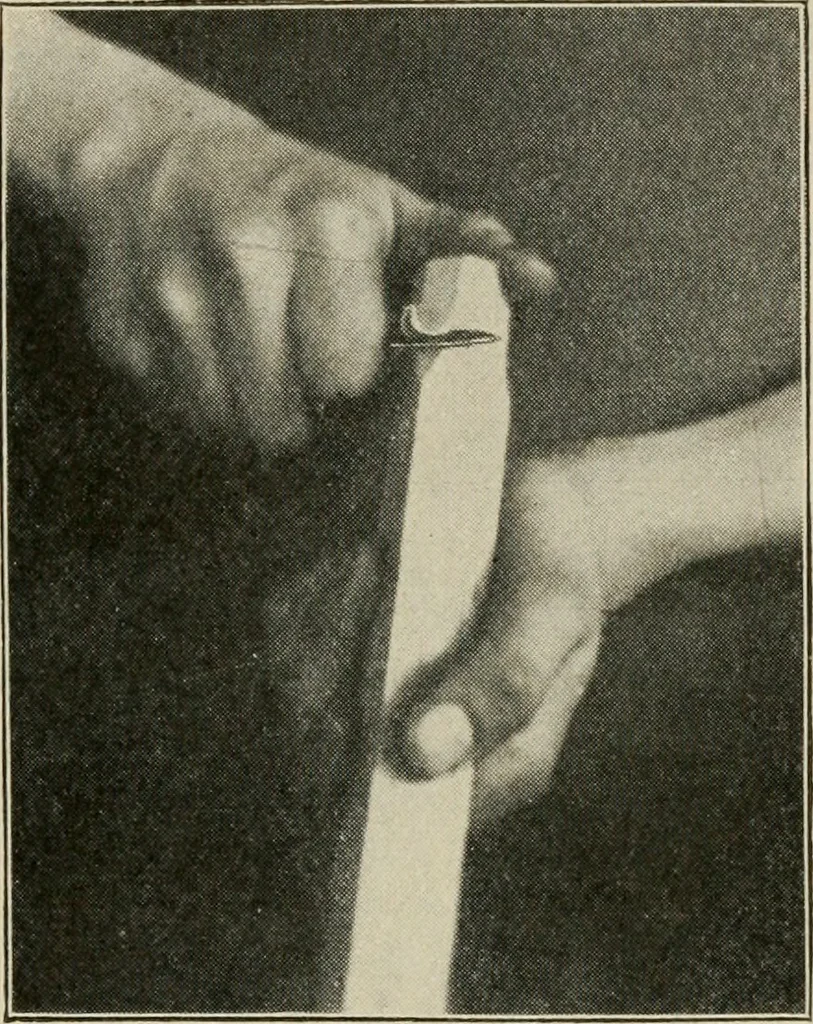 An illustration from Woodwork for the grades for use in manual training classes, 1912, leaf 157