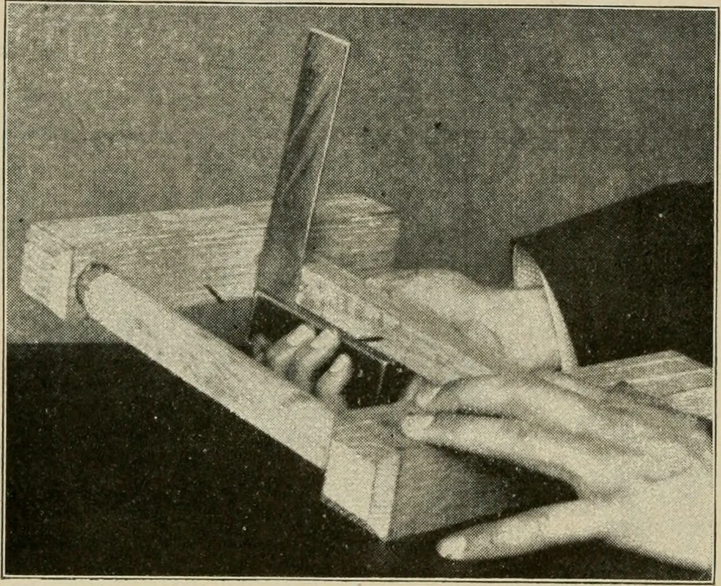 An illustration from Woodwork for the grades for use in manual training classes, 1912, leaf 161
