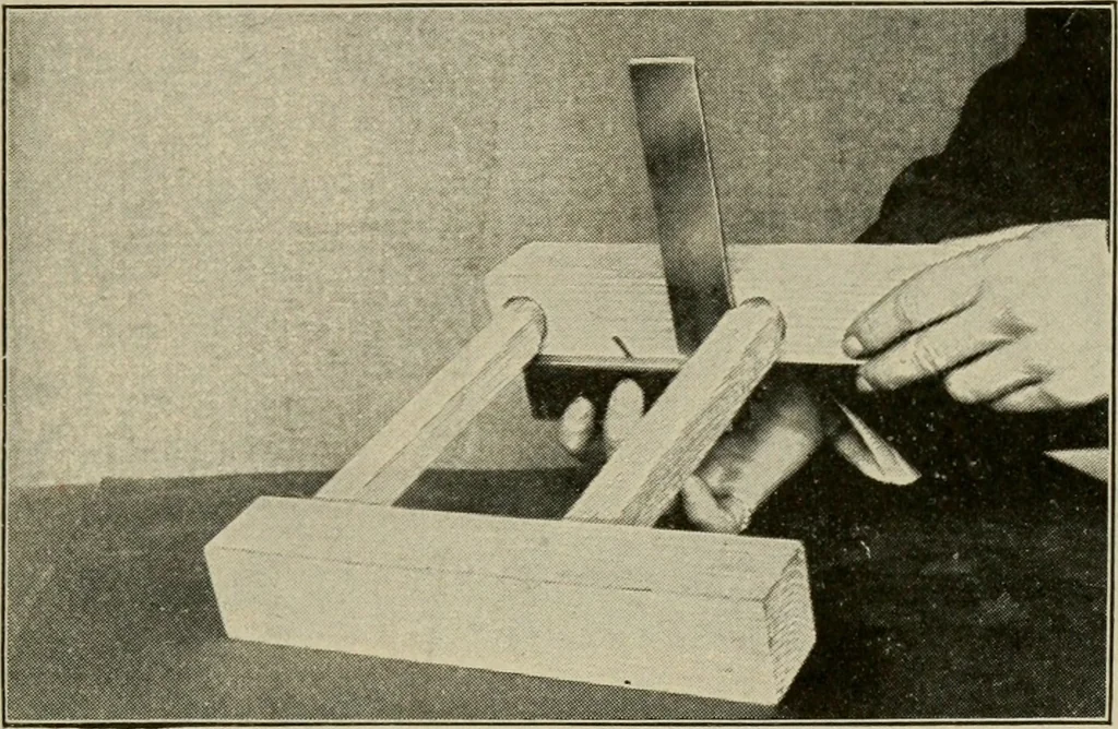 An illustration from Woodwork for the grades for use in manual training classes, 1912, leaf 162