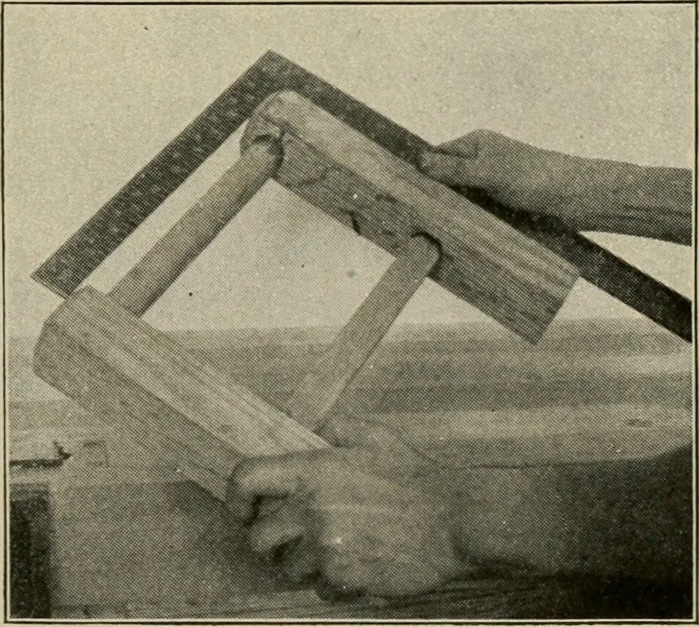 An illustration from Woodwork for the grades for use in manual training classes, 1912, leaf 162