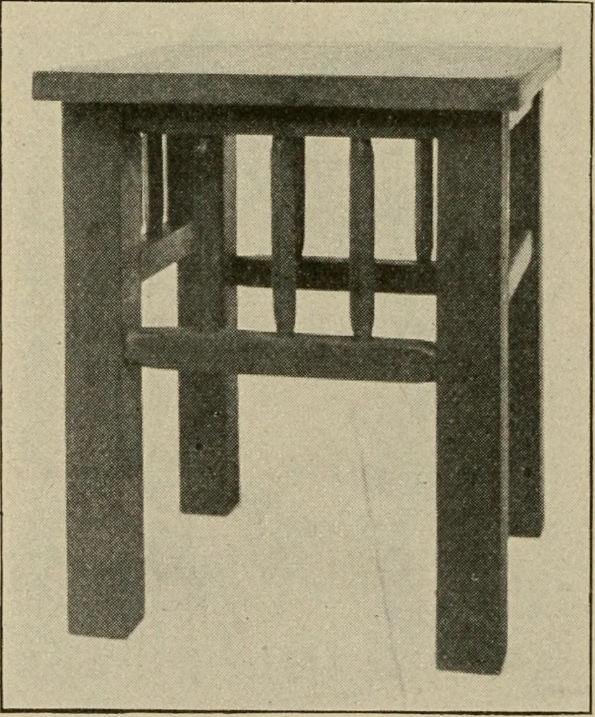 An illustration from Woodwork for the grades for use in manual training classes, 1912, leaf 165