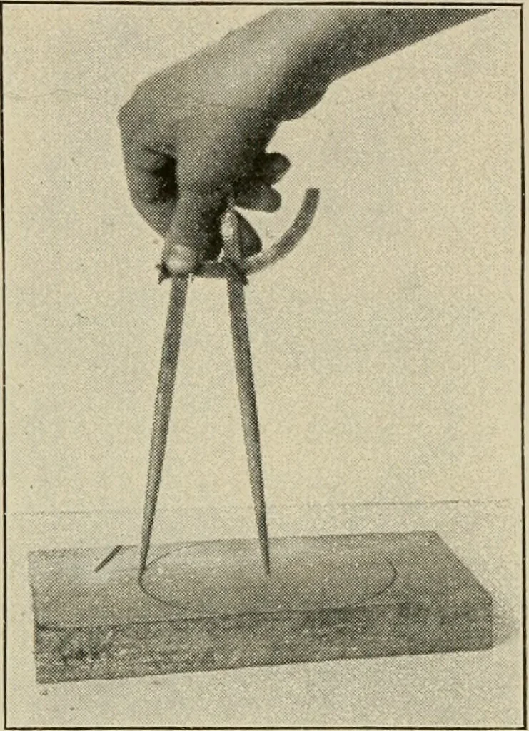 An illustration from Woodwork for the grades for use in manual training classes, 1912, leaf 181