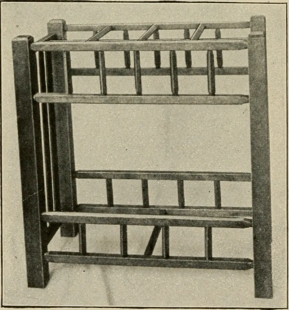 An illustration from Woodwork for the grades for use in manual training classes, 1912, leaf 183
