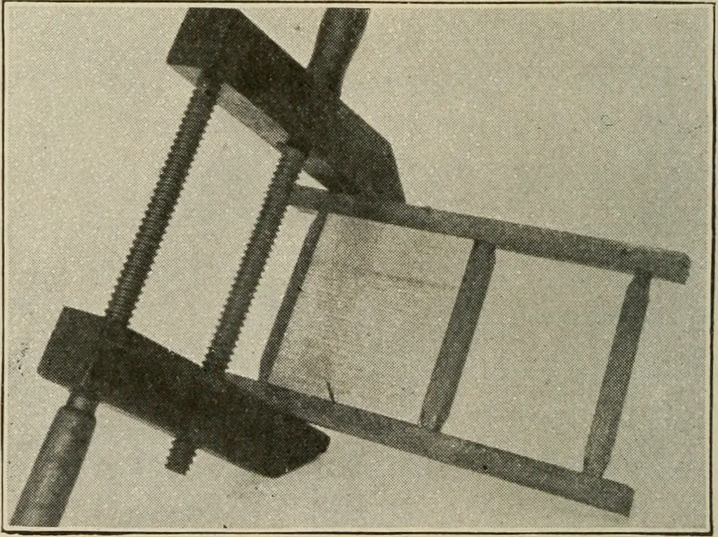 An illustration from Woodwork for the grades for use in manual training classes, 1912, leaf 185