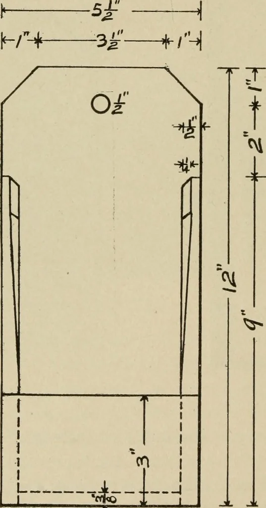 An illustration from Woodwork for the grades for use in manual training classes, 1912, leaf 195