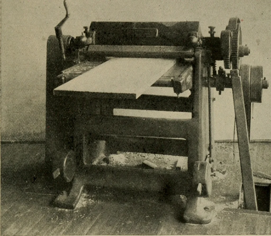 An illustration from Woodwork for the grades for use in manual training classes, 1912, leaf 20