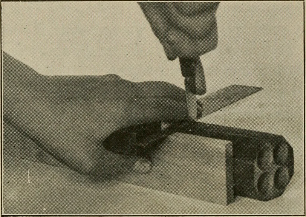 An illustration from Woodwork for the grades for use in manual training classes, 1912, leaf 203