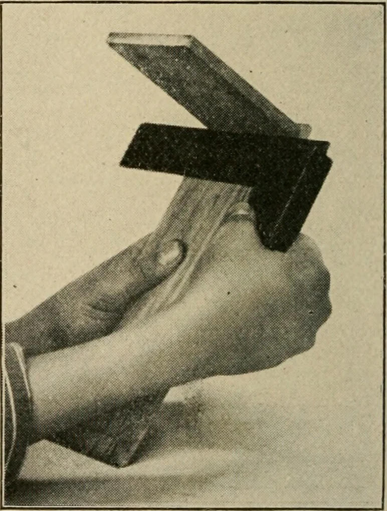 An illustration from Woodwork for the grades for use in manual training classes, 1912, leaf 211