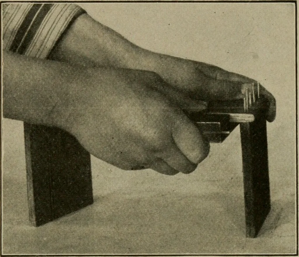 An illustration from Woodwork for the grades for use in manual training classes, 1912, leaf 212